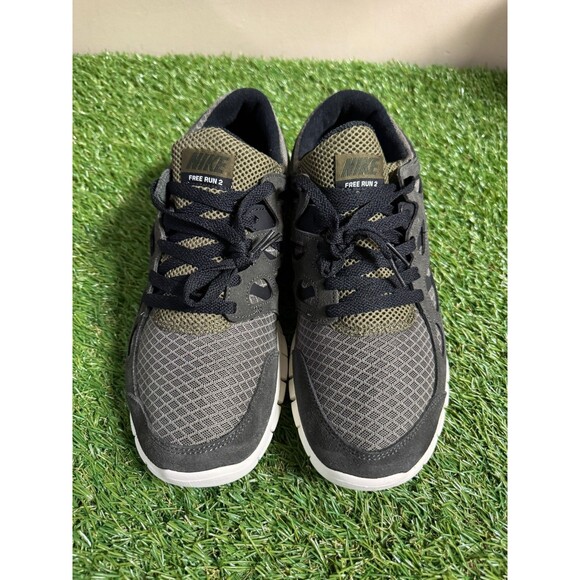 Nike Free Run 2 Running Shoes Sequoia Black Olive 537732-305 Men\'s Size 8.5 NEW main image 8